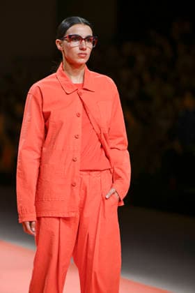 Agatha Ruiz de la Prada - Mercedes-Benz Fashion Week Madrid - 20 Mar 2026 A model walks the runway wearing a design by Agatha Ruiz de la Prada during the Mercedes-Benz Fashion Week de Madrid in IFEMA. Madrid Spain Copyright: xAtilanoxGarciax xSOPAxImagesx photos09541