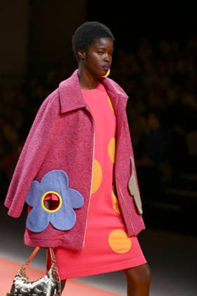 Agatha Ruiz de la Prada - Mercedes-Benz Fashion Week Madrid - 20 Mar 2026 A model walks the runway wearing a design by Agatha Ruiz de la Prada during the Mercedes-Benz Fashion Week de Madrid in IFEMA. Madrid Spain Copyright: xAtilanoxGarciax xSOPAxImagesx photos09551