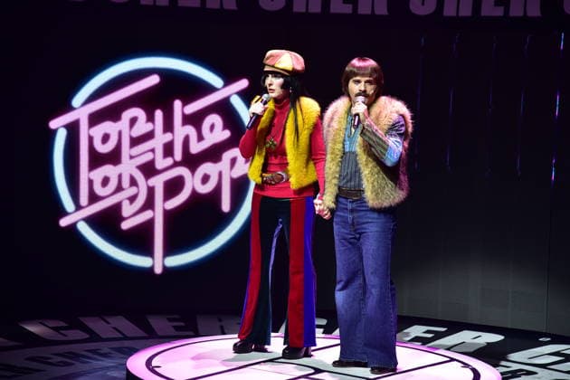 Cher musIcal Berlin Premiere Showausschnitte vom neuen Mucical von und über US Popstar Cher (im wirklichen leben mit Sänger und Ehemann Sonny Bono) im BlueMax Theatere Berlin am 20.03.2026