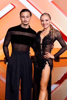 Sänger Milano (Milane Baybah) und Profitänzerin Marta Arndt bei der dritten Tanzshow der 19. Staffel der RTL-Tanzshow Lets Dance im Coloneum. Köln, 20.03.2026 NRW Deutschland Copyright: xChristophxHardtx