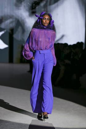 Malne - Mercedes-Benz Fashion Week Madrid - 20 Mar 2026 A model walks the runway wearing a design by Malne during the Mercedes-Benz Fashion Week de Madrid in IFEMA. Madrid Spain Copyright: xAtilanoxGarciax xSOPAxImagesx photos09815