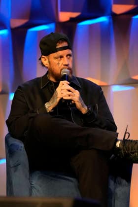 NASHVILLE, TENNESSEE - MARCH 20: Jelly Roll is presented with the Humanitarian Award during CRS 2026 at Omni Nashville Hotel on March 20, 2026 in Nashville, Tennessee Credit: AdMedia. USA - ZUMAa123 20260320_zaa_a123_205 Copyright: xMickeyxBernalx