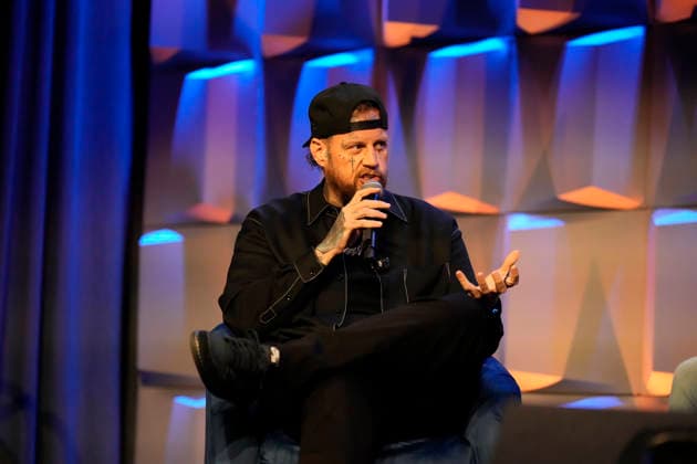 NASHVILLE, TENNESSEE - MARCH 20: Jelly Roll is presented with the Humanitarian Award during CRS 2026 at Omni Nashville Hotel on March 20, 2026 in Nashville, Tennessee Credit: AdMedia. USA - ZUMAa123 20260320_zaa_a123_212 Copyright: xMickeyxBernalx
