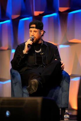 NASHVILLE, TENNESSEE - MARCH 20: Jelly Roll is presented with the Humanitarian Award during CRS 2026 at Omni Nashville Hotel on March 20, 2026 in Nashville, Tennessee Credit: AdMedia. USA - ZUMAa123 20260320_zaa_a123_229 Copyright: xMickeyxBernalx