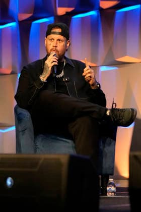 NASHVILLE, TENNESSEE - MARCH 20: Jelly Roll is presented with the Humanitarian Award during CRS 2026 at Omni Nashville Hotel on March 20, 2026 in Nashville, Tennessee Credit: AdMedia. USA - ZUMAa123 20260320_zaa_a123_232 Copyright: xMickeyxBernalx