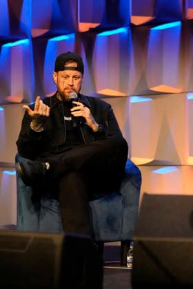 NASHVILLE, TENNESSEE - MARCH 20: Jelly Roll is presented with the Humanitarian Award during CRS 2026 at Omni Nashville Hotel on March 20, 2026 in Nashville, Tennessee Credit: AdMedia. USA - ZUMAa123 20260320_zaa_a123_237 Copyright: xMickeyxBernalx