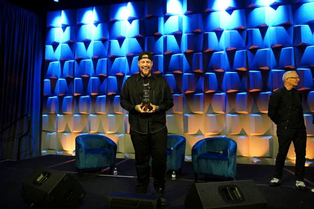 NASHVILLE, TENNESSEE - MARCH 20: Jelly Roll is presented with the Humanitarian Award during CRS 2026 at Omni Nashville Hotel on March 20, 2026 in Nashville, Tennessee Credit: AdMedia. USA - ZUMAa123 20260320_zaa_a123_239 Copyright: xMickeyxBernalx
