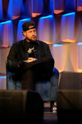 NASHVILLE, TENNESSEE - MARCH 20: Jelly Roll is presented with the Humanitarian Award during CRS 2026 at Omni Nashville Hotel on March 20, 2026 in Nashville, Tennessee Credit: AdMedia. USA - ZUMAa123 20260320_zaa_a123_244 Copyright: xMickeyxBernalx