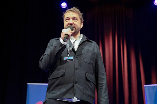 Tobias Bock bei der lit.Cologne 2026 Veranstaltung Die elfte Stunde im WDR Funkhaus. Köln, 20.03.2026