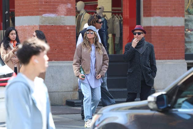 Heidi Klum with her son Henry Samuel out in New York TV host model Heidi Klum with her son Henry Samuel and a friend are shopping at Jennifer Fisher Jewelry Store then they having lunch at Cipriani restaurant in Soho, New York on March 20, 2026. Photo by Dylan Travis ABACAPRESS.COM New York NY  Copyright: xGuerinxCharles ABACAx