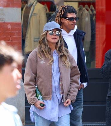 Heidi Klum with her son Henry Samuel out in New York TV host model Heidi Klum with her son Henry Samuel and a friend are shopping at Jennifer Fisher Jewelry Store then they having lunch at Cipriani restaurant in Soho, New York on March 20, 2026. Photo by Dylan Travis ABACAPRESS.COM New York NY  Copyright: xGuerinxCharles ABACAx