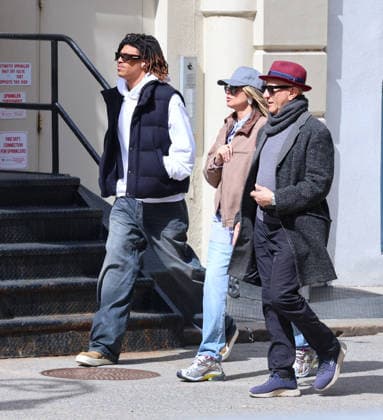 Heidi Klum with her son Henry Samuel out in New York TV host model Heidi Klum with her son Henry Samuel and a friend are shopping at Jennifer Fisher Jewelry Store then they having lunch at Cipriani restaurant in Soho, New York on March 20, 2026. Photo by Dylan Travis ABACAPRESS.COM New York NY  Copyright: xGuerinxCharles ABACAx