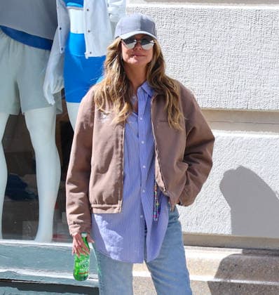 Heidi Klum with her son Henry Samuel out in New York TV host model Heidi Klum with her son Henry Samuel and a friend are shopping at Jennifer Fisher Jewelry Store then they having lunch at Cipriani restaurant in Soho, New York on March 20, 2026. Photo by Dylan Travis ABACAPRESS.COM New York NY  Copyright: xGuerinxCharles ABACAx
