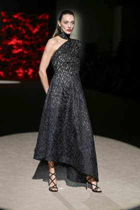 Hannibal Laguna - Mercedes-Benz Fashion Week Madrid in Madrid, Spain - 20 Mar 2026 A model walks the runway wearing a design by Hannibal Laguna during Mercedes-Benz Fashion Week de Madrid in IFEMA. Madrid Spain Copyright: xAtilanoxGarciax xSOPAxImagesx photos09646