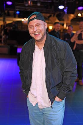 Marcel Maurice Neue bei der ERIC SINDERMANN IKONE FASHION SHOW im Hofbräu Wirtshaus in Berlin am 20.03.2026