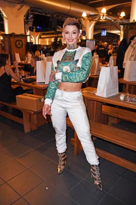 Edith Stehfest bei der ERIC SINDERMANN IKONE FASHION SHOW im Hofbräu Wirtshaus in Berlin am 20.03.2026