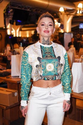 Edith Stehfest bei der ERIC SINDERMANN IKONE FASHION SHOW im Hofbräu Wirtshaus in Berlin am 20.03.2026