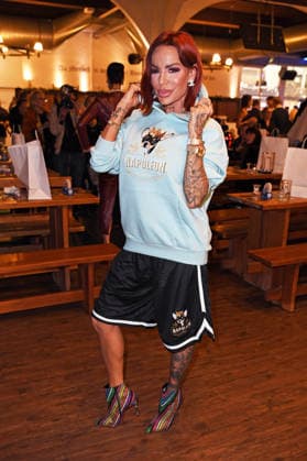 Gina-Lisa Lohfink bei der ERIC SINDERMANN IKONE FASHION SHOW im Hofbräu Wirtshaus in Berlin am 20.03.2026