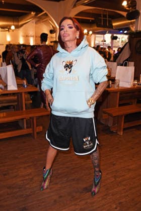 Gina-Lisa Lohfink bei der ERIC SINDERMANN IKONE FASHION SHOW im Hofbräu Wirtshaus in Berlin am 20.03.2026