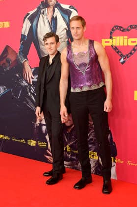 Harry Melling und Alexander Skarsgard bei der Premiere des Kinofilms Pillion im Kino International. Berlin, 20.03.2026