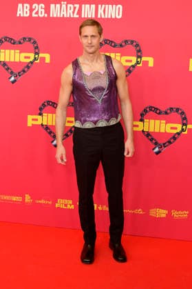 Alexander Skarsgard bei der Premiere des Kinofilms Pillion im Kino International. Berlin, 20.03.2026