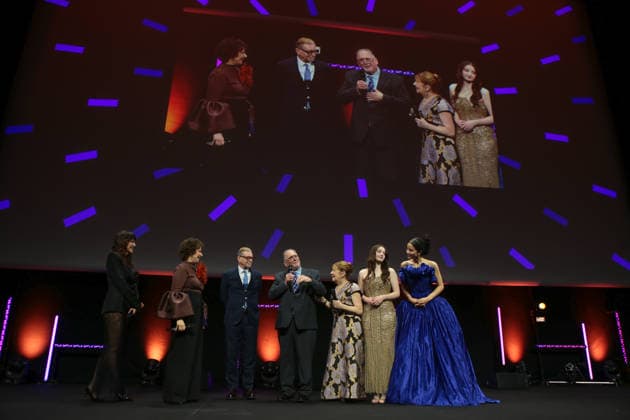 Chase Infiniti Payne, Lucy Halliday, Ann Dowd attending the Opening ceremony during the Series Mania 2026 Festival in Lille, France on March 20, 2026 Stéphane Vansteenkiste Bestimage Celebs attending the Opening ceremony during the Series Mania Festival on March 20, 2026 in Lille, France Lille France  Copyright: xVANSTEENKISTExSTEPHANEx xBESTIMAGExVANSTEENKISTExSTEPHANEx xBESTIMAGEx