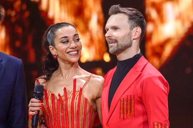Nadja Benaissa mit Vadim Garbuzov in der dritten Live-Show der 19. Staffel der RTL-Tanzshow Let s Dance im MMC Coloneum. Köln, 20.03.2026