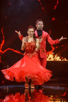 Nadja Benaissa mit Vadim Garbuzov in der dritten Live-Show der 19. Staffel der RTL-Tanzshow Let s Dance im MMC Coloneum. Köln, 20.03.2026