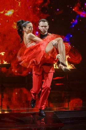 Nadja Benaissa mit Vadim Garbuzov in der dritten Live-Show der 19. Staffel der RTL-Tanzshow Let s Dance im MMC Coloneum. Köln, 20.03.2026