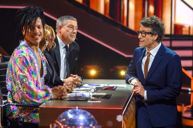 Jorge Gonzalez, Motsi Mabuse, Joachim Llambi und Daniel Hartwich in der dritten Live-Show der 19. Staffel der RTL-Tanzshow Let s Dance im MMC Coloneum. Köln, 20.03.2026