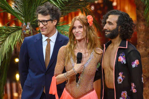 Daniel Hartwich, Esther Schweins und Massimo Sinato in der dritten Live-Show der 19. Staffel der RTL-Tanzshow Let s Dance im MMC Coloneum. Köln, 20.03.2026