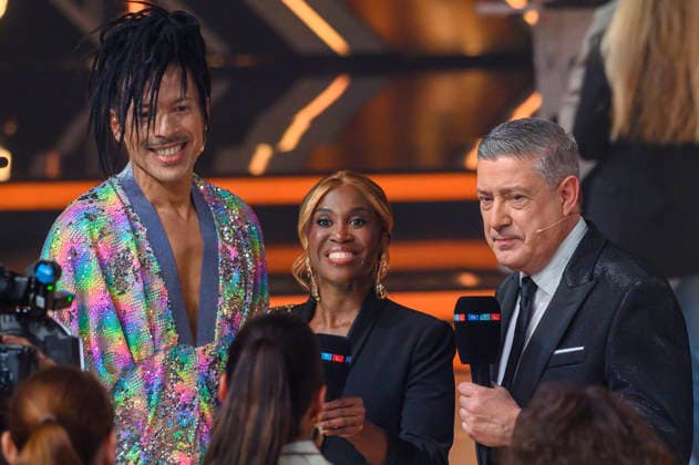 Jorge Gonzalez, Motsi Mabuse und Joachim Llambi in der dritten Live-Show der 19. Staffel der RTL-Tanzshow Let s Dance im MMC Coloneum. Köln, 20.03.2026