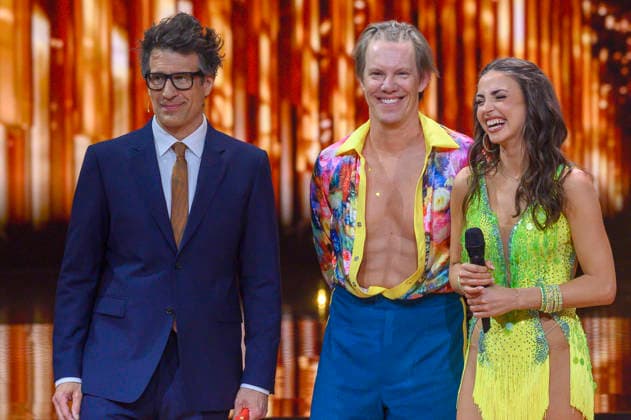 Daniel Hartwich, Simon Gosejohann und Ekaterina Leonova in der dritten Live-Show der 19. Staffel der RTL-Tanzshow Let s Dance im MMC Coloneum. Köln, 20.03.2026