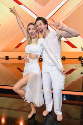 Anna-Carina Woitschack mit Evgeny Vinokurov in der dritten Live-Show der 19. Staffel der RTL-Tanzshow Let s Dance im MMC Coloneum. Köln, 20.03.2026