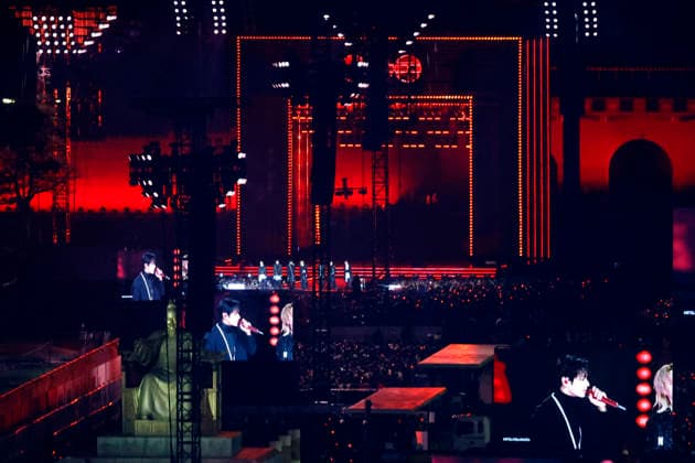 BTS Performs ARIRANG Comeback Concert at Gwanghwamun Square South Korean K-pop group BTS performing BTS THE COMEBACK LIVE: ARIRANG, a free comeback concert celebrating the release of their fifth studio album, at Gwanghwamun Square in Seoul, South Korea on March 21, 2026. The concert marks the group s first full-unit comeback in four years following the completion of mandatory military service for all members. Seoul South Korea  Copyright: xMatrixxImages JungxUi-Chelx