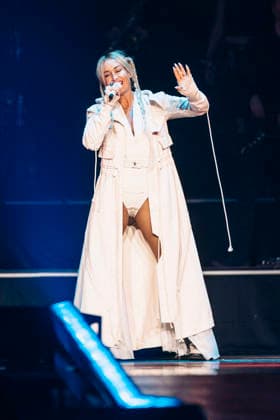 Sarah Connor live bei einem Konzert ihrer Arena-Tour 2026 in der Messehalle. Erfurt, 20.03.2026