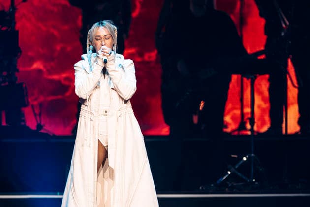 Sarah Connor live bei einem Konzert ihrer Arena-Tour 2026 in der Messehalle. Erfurt, 20.03.2026