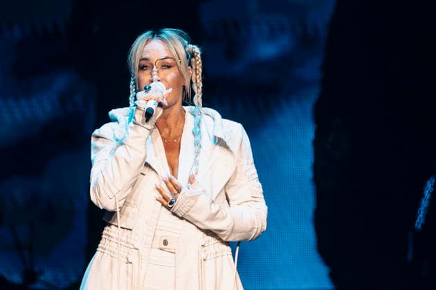 Sarah Connor live bei einem Konzert ihrer Arena-Tour 2026 in der Messehalle. Erfurt, 20.03.2026