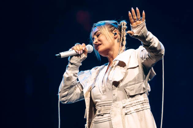 Sarah Connor live bei einem Konzert ihrer Arena-Tour 2026 in der Messehalle. Erfurt, 20.03.2026