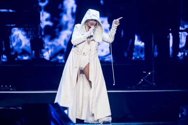 Sarah Connor live bei einem Konzert ihrer Arena-Tour 2026 in der Messehalle. Erfurt, 20.03.2026