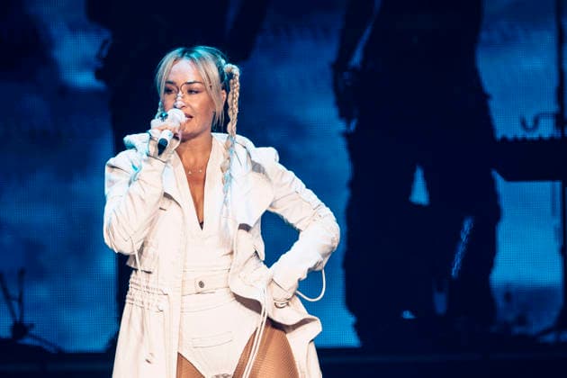Sarah Connor live bei einem Konzert ihrer Arena-Tour 2026 in der Messehalle. Erfurt, 20.03.2026