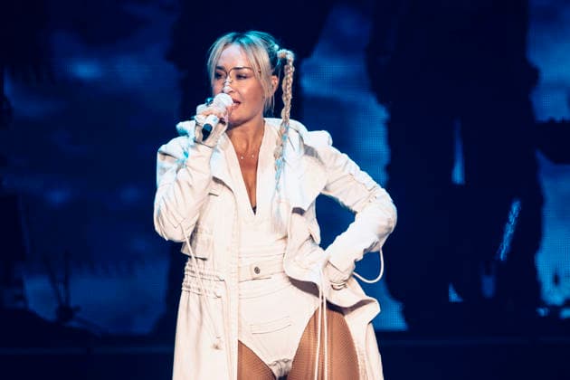 Sarah Connor live bei einem Konzert ihrer Arena-Tour 2026 in der Messehalle. Erfurt, 20.03.2026
