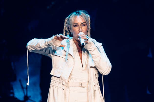 Sarah Connor live bei einem Konzert ihrer Arena-Tour 2026 in der Messehalle. Erfurt, 20.03.2026