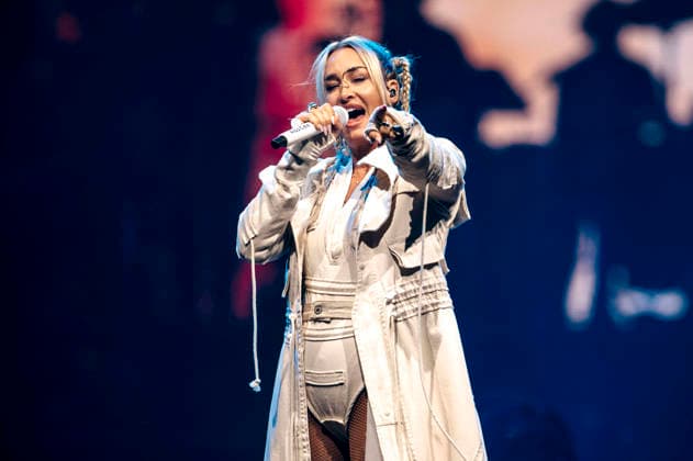 Sarah Connor live bei einem Konzert ihrer Arena-Tour 2026 in der Messehalle. Erfurt, 20.03.2026