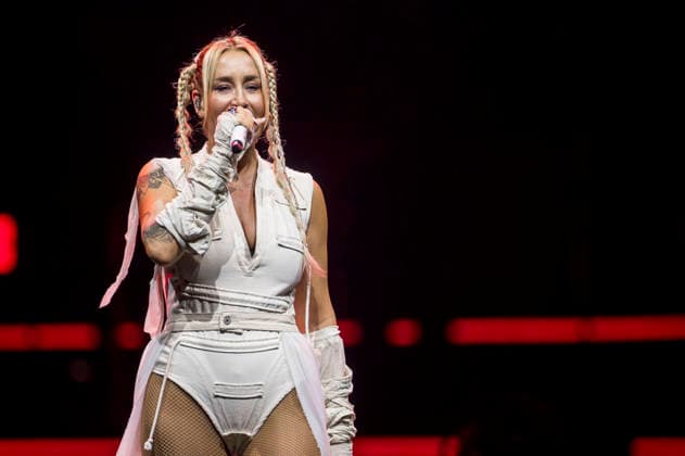 Sarah Connor live bei einem Konzert ihrer Arena-Tour 2026 in der Messehalle. Erfurt, 20.03.2026