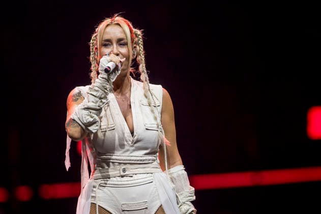 Sarah Connor live bei einem Konzert ihrer Arena-Tour 2026 in der Messehalle. Erfurt, 20.03.2026