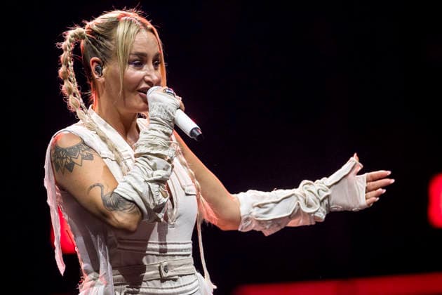 Sarah Connor live bei einem Konzert ihrer Arena-Tour 2026 in der Messehalle. Erfurt, 20.03.2026