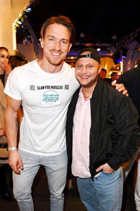 Patrick Fabian und Marcel Maurice Neue bei der Dr.Sindsen Fashion Show Ikone im Hofbräu Wirtshaus Berlin. Berlin, 20.03.2026