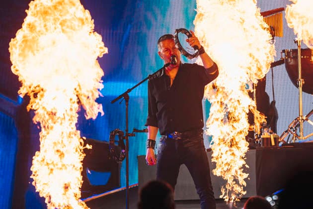 Santiano live bei einem Konzert ihrer großen Da braut sich was zusammen Arena-Tour 2026 in der Messehalle. Erfurt, 18.03.2026