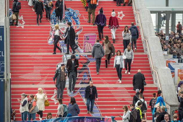 Dritter Tag der Leipziger Buchmesse 2026. Massenandrang, Lange Schlangen und lange wartezeiten bestimmten das Bild. Teilweise gab es einen Einlassstop Leipziger Buchmesse 2026 Tag 3